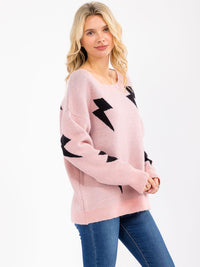 WOMEN'S LONG SLEEVE OVERSIZED PULLOVER SWEATER