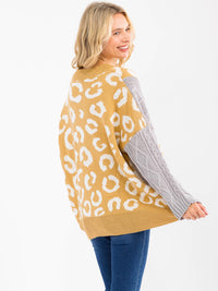 WOMEN'S LONG SLEEVE V-NECK KNIT PULLOVER SWEATER