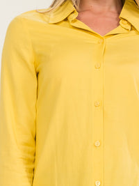 ******WOMEN'S LONG SLEEVE BUTTON UP LINEN BLOUSE