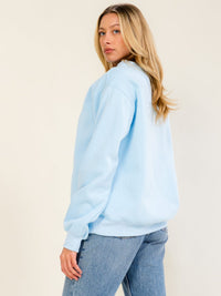 WOMEN'S LONG SLEEVE MERRY EVERY THING GRAPHIC PULLOVER SWEATER