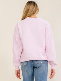 WOMEN'S LONG SLEEVE MERRY EVERY THING GRAPHIC PULLOVER SWEATER