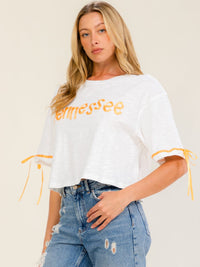 WOMEN'S SHORT SLEEVE TENNESSEE BASIC TOP