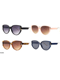 WOMEN'S ELLURE FASHION EYEWEAR ASSORTED COLORS SUNGLASSES