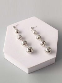 WOMEN'S GOLD & SILVER PEARL EARRINGS