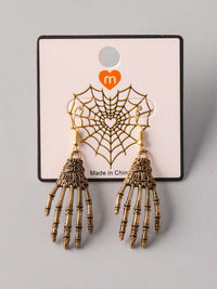 WOMEN'S SKELETON HANDS WASHED EARRINGS