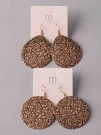 FASHION ANIMAL PRINT EARRINGS