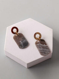 FASHION ASSORTED COLORS HANGING EARRINGS