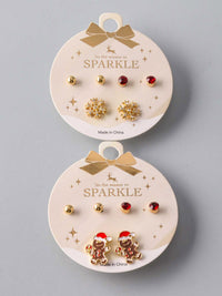 FASHION ASSORTED CHIRSTMAS EARRINGS SETS