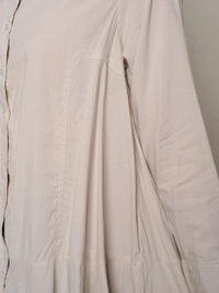 WOMEN'S LONG SLEEVE POCKETS BUTTON UP TUNIC BLOUSE TOP