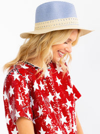 WOMEN'S COLORBLOCK SUN HAT