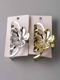 FASHION ASSORTED COLORS FLOWER HAIR CLAW CLIPS