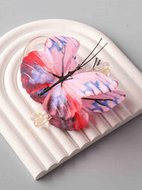 FASHION ASSORTED COLORS BUTTERFLY HAIR CLAW CLIPS