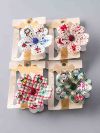 FASHION ASSORTED COLORS HOLIDAY HAIR CLAW CLIPS