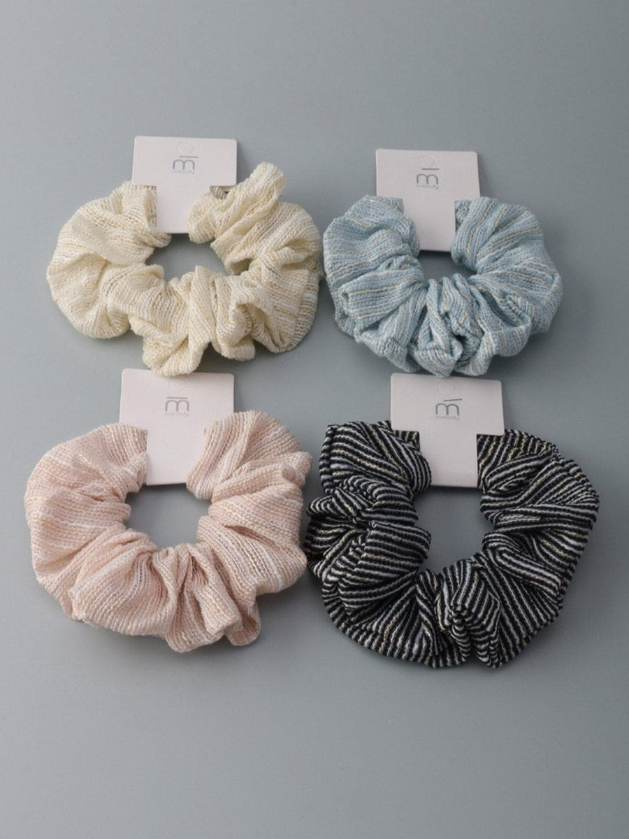 WOMEN'S ASSORTED COLORS HAIR SCRUNCHIES