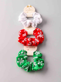 FASHION HOLIDAY ASSORTED COLORS SCRUNCHIES