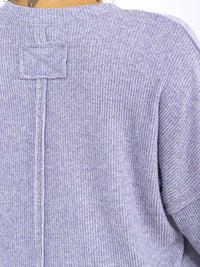 PLUS SIZE LONG SLEEVE FRONT POCKET TOP