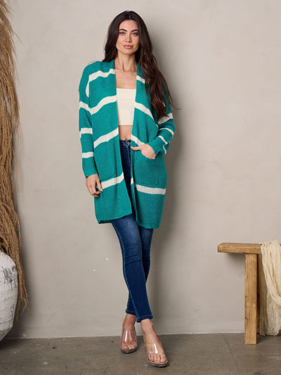Copy of WOMEN'S LONG SLEEVE BUTTON UP CARDIGAN