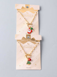FASHION ASSORTED HOLIDAY PENDANT NECKLACE