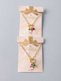 FASHION ASSORTED HOLIDAY PENDANT NECKLACE
