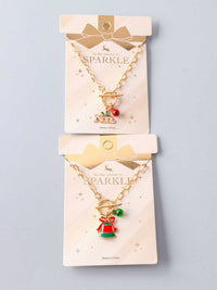 FASHION ASSORTED HOLIDAY PENDANT NECKLACE