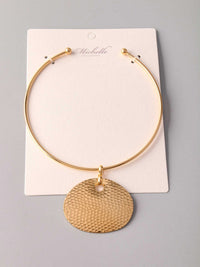 WOMEN'S DETAILED PENDANT COLLAR NECKLACE