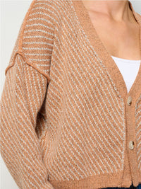WOMEN'S LONG SLEEVE BUTTON UP CARDIGAN SWEATER