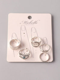FASHION SILVER MULTI CHARMS RINGS