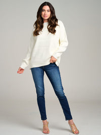 WOMEN'S LONG SLEEVE KNIT PULLOVER SWEATER