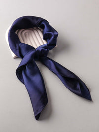 FASHION NAVY MULTI PURPOSE SOLID SCARFS