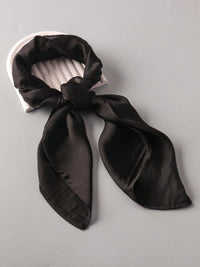 FASHION BLACK & WHITE MULTI PURPOSE SOLID SCARFS