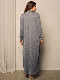 WOMEN'S LONG SLEEVE OPEN FRONT CARDIGAN