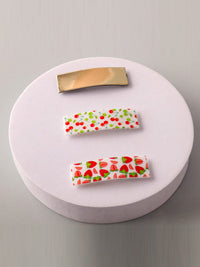 FASHION MULTI PRINT HAIR CLIPS