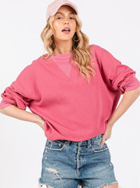 WOMEN'S LONG SLEEVE LOOSE FIT TOP