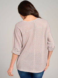 WOMEN'S SHORT SLEEVE FRONT POCKET BLOUSE