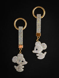 FASHION RHINESTONES PENDANT KEYCHAIN