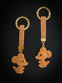 FASHION RHINESTONES PENDANT KEYCHAIN