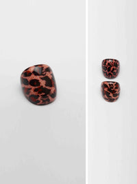WOMEN'S FASHION PINK ANIMAL PRINT RINGS