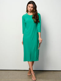 WOMEN'S SLEEVELESS FLOWER DETAILED HIGH LOW MIDI DRESS (Copy)