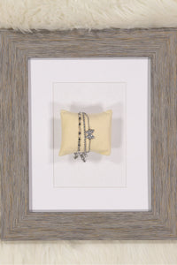 WOMEN'S SILVER MULTI CHAIN BUTTERFLY BRACELET