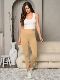 WOMEN'S SOLID BASIC LEGGINGS
