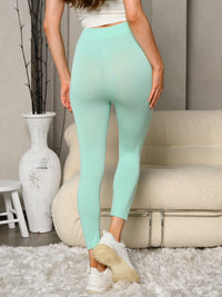 WOMEN'S SOLID BASIC LEGGINGS
