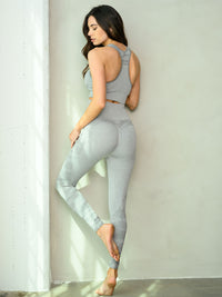 WOMEN'S ACTIVE 2PC. TOP & LEGGINGS CAMO SEAMLESS SET