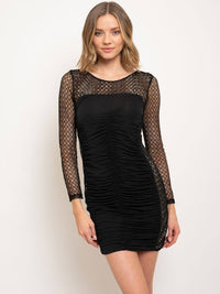 WOMEN'S LONG SLEEVE LACE DRESS