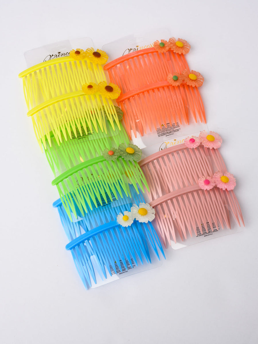 WOMEN'S ASSORTED COLORS FLOWERS HAIR CLIPS