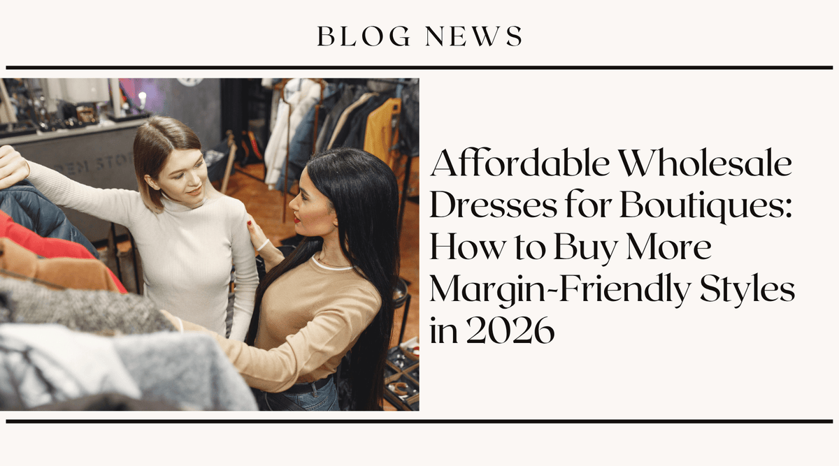Affordable Wholesale Dresses for Boutiques: How to Buy More Margin-Friendly Styles in 2026