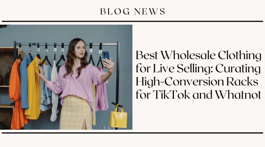 Best Wholesale Clothing for Live Selling: Curating High-Conversion Racks for TikTok and Whatnot