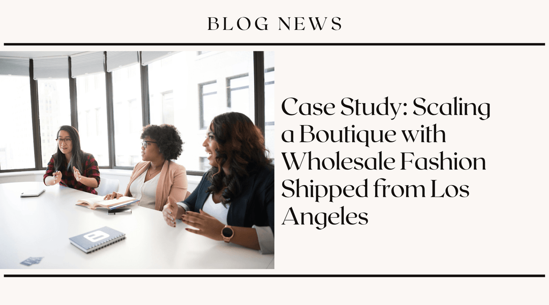Case Study: Scaling a Boutique with Wholesale Fashion Shipped from Los Angeles