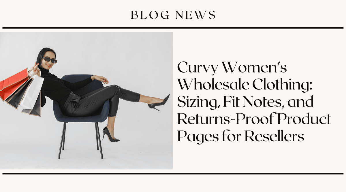 Curvy Women's Wholesale Clothing: Sizing, Fit Notes, and Returns-Proof Product Pages for Resellers