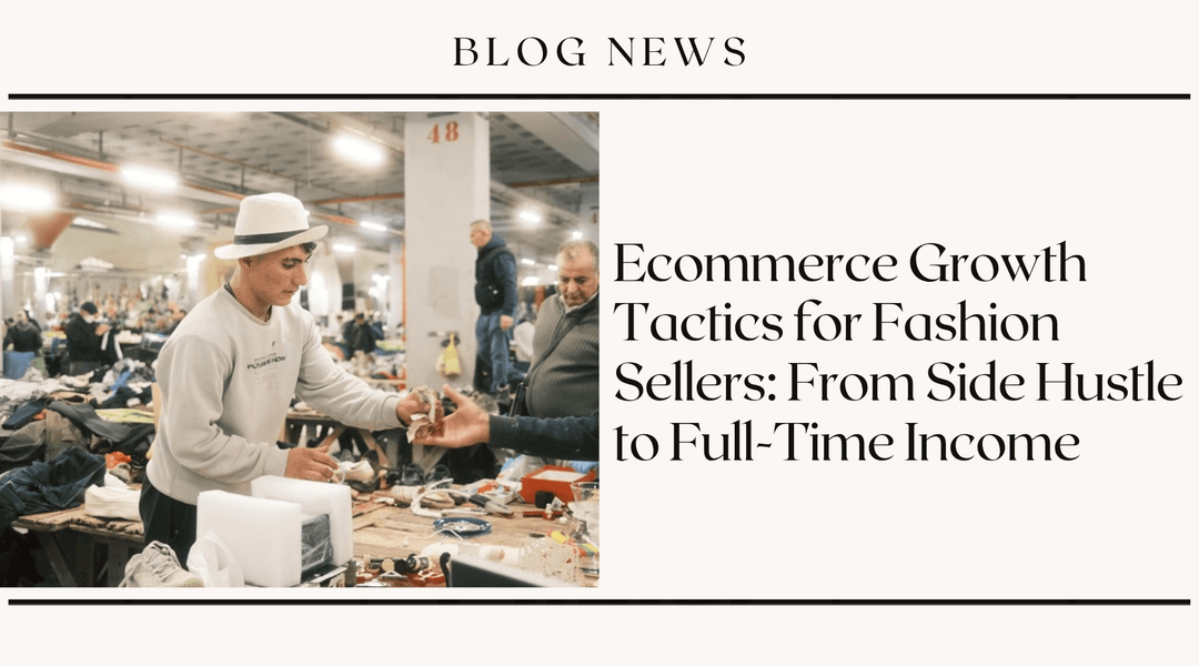 Ecommerce Growth Tactics for Fashion Sellers: From Side Hustle to Full-Time Income