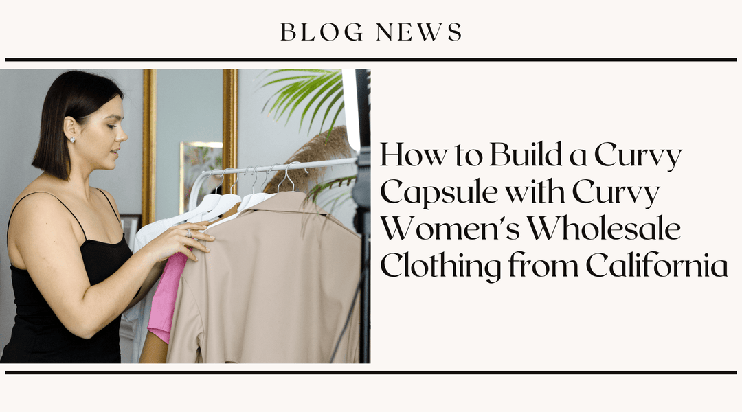 How to Build a Curvy Capsule with Curvy Women's Wholesale Clothing from California